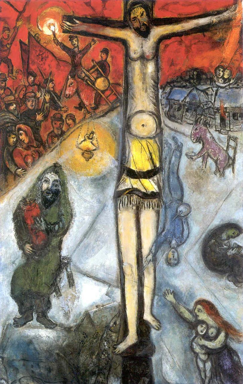 Auferstehung Zeitgenosse Marc Chagall Ölgemälde